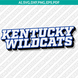 Kentucky Wildcats Logo SVG Bundle | NCAA College Vector Cricut