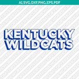Kentucky Wildcats Logo SVG Bundle | NCAA College Vector Cricut