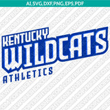 Kentucky Wildcats Logo SVG Bundle | NCAA College Vector Cricut