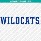 Kentucky Wildcats Logo SVG Bundle | NCAA College Vector Cricut