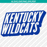 Kentucky Wildcats Logo SVG Bundle | NCAA College Vector Cricut