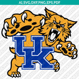 Kentucky Wildcats Logo SVG Bundle | NCAA College Vector Cricut