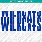 Kentucky Wildcats Logo SVG Bundle | NCAA College Vector Cricut