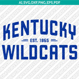 Kentucky Wildcats Logo SVG Bundle | NCAA College Vector Cricut
