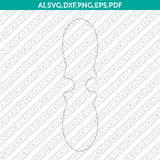 Keychain Template SVG Laser Cut File Cricut Clipart Dxf Eps Png Silhouette Cameo
