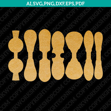 Keychain SVG cut file bundle