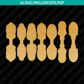 Keychain SVG cut file bundle