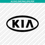 Kia Logo SVG Silhouette Cameo Cricut Cut File Vector Png Eps Dxf