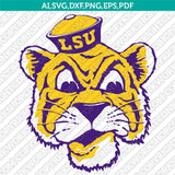 LSU Tigers Logo SVG Bundle | NCAA College Vector Cricut