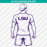 LSU Tigers Logo SVG Bundle | NCAA College Vector Cricut