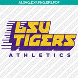 LSU Tigers Logo SVG Bundle | NCAA College Vector Cricut