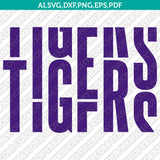 LSU Tigers Logo SVG Bundle | NCAA College Vector Cricut