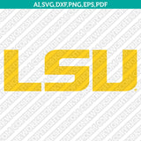 LSU Tigers Logo SVG Bundle | NCAA College Vector Cricut