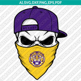 LSU Tigers Logo SVG Bundle | NCAA College Vector Cricut