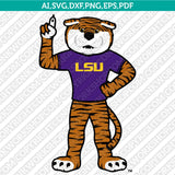 LSU Tigers Logo SVG Bundle | NCAA College Vector Cricut