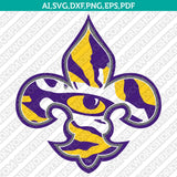 LSU Tigers Logo SVG Bundle | NCAA College Vector Cricut