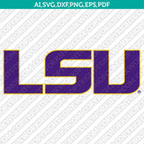 LSU Tigers Logo SVG Bundle | NCAA College Vector Cricut