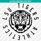 LSU Tigers Logo SVG Bundle | NCAA College Vector Cricut