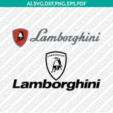 Lamborghini Logo SVG Silhouette Cameo Cricut Cut File Vector Png Eps Dxf