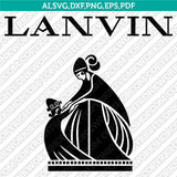 Lanvin SVG | Luxury Fashion Logo Vector Cricut
