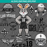 Las Vegas Aces Logo SVG Bundle | WNBA Vector Cricut