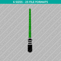 Lightsaber Star Wars Embroidery Design - 6 Sizes - INSTANT DOWNLOAD