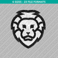 Lion Embroidery Design Animal - 5 Sizes - INSTANT DOWNLOAD