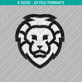Lion Embroidery Design Animal - 5 Sizes - INSTANT DOWNLOAD