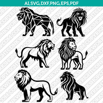 Lion SVG Mascot Design