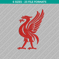 Liverpool FC Embroidery Design - 6 Sizes - INSTANT DOWNLOAD
