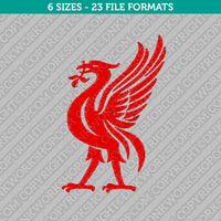 Liverpool FC Embroidery Design - 6 Sizes - INSTANT DOWNLOAD