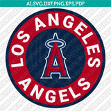 Los Angeles Angels SVG Bundle – MLB Baseball Logo Vector Cricut