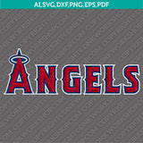 Los Angeles Angels SVG Bundle – MLB Baseball Logo Vector Cricut