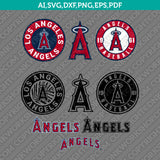 Los Angeles Angels Logo SVG | PNG Vector Cricut Silhouette