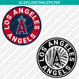 Los Angeles Angels Logo SVG | PNG Vector Cricut Silhouette