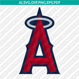 Los Angeles Angels SVG Bundle – MLB Baseball Logo Vector Cricut