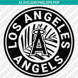 Los Angeles Angels SVG Bundle – MLB Baseball Logo Vector Cricut