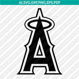 Los Angeles Angels SVG Bundle – MLB Baseball Logo Vector Cricut