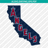 Los Angeles Angels SVG Bundle – MLB Baseball Logo Vector Cricut