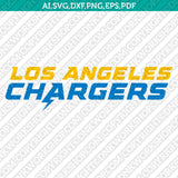 Los Angeles Chargers SVG Bundle – NFL Football Logo Vector Cricut