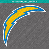 Los Angeles Chargers SVG Bundle – NFL Football Logo Vector Cricut