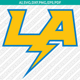 Los Angeles Chargers SVG Bundle – NFL Football Logo Vector Cricut