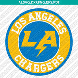 Los Angeles Chargers SVG Bundle – NFL Football Logo Vector Cricut