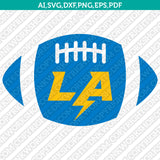 Los Angeles Chargers SVG Bundle NFL Football Logo Vector Cricut