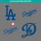 Los Angeles Dodgers Logo SVG | PNG Vector Cricut Silhouette