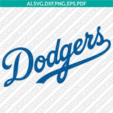 Los Angeles Dodgers SVG Bundle – MLB Baseball Logo Vector Cricut