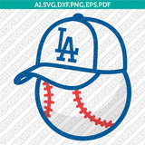 Los Angeles Dodgers SVG Bundle – MLB Baseball Logo Vector Cricut