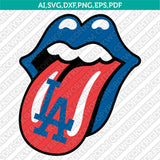 Los Angeles Dodgers SVG Bundle – MLB Baseball Logo Vector Cricut
