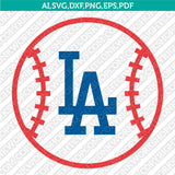 Los Angeles Dodgers SVG Bundle – MLB Baseball Logo Vector Cricut