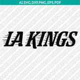 Los Angeles Kings Logo SVG | NHL Vector Cricut Silhouette